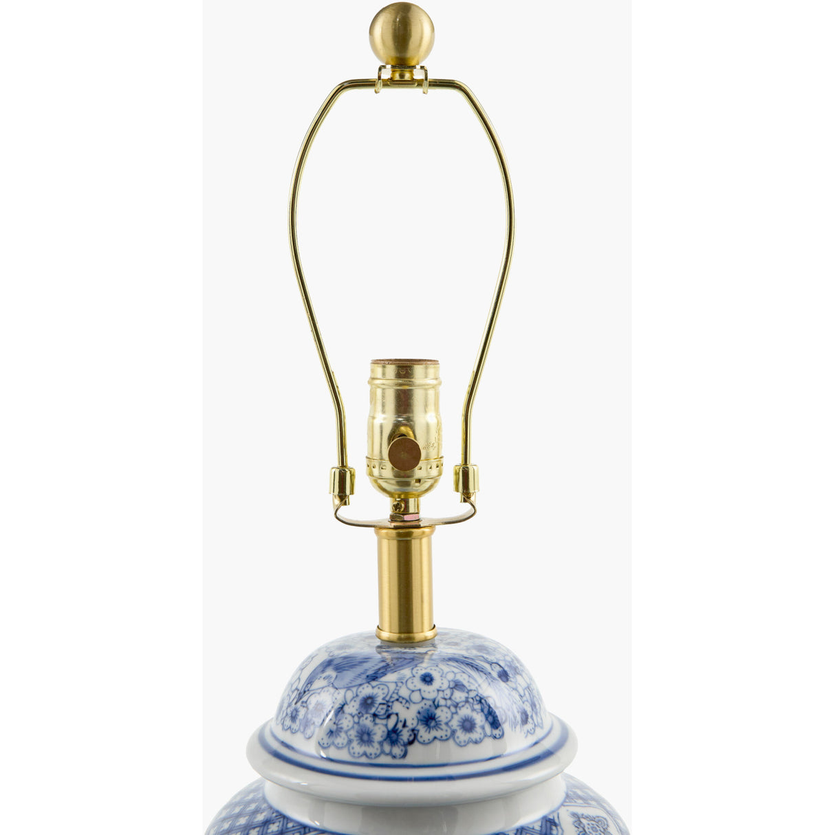 Modern European furniture - Floral Print Ceramic Table Lamp - www.oroa.com | Oroa.com