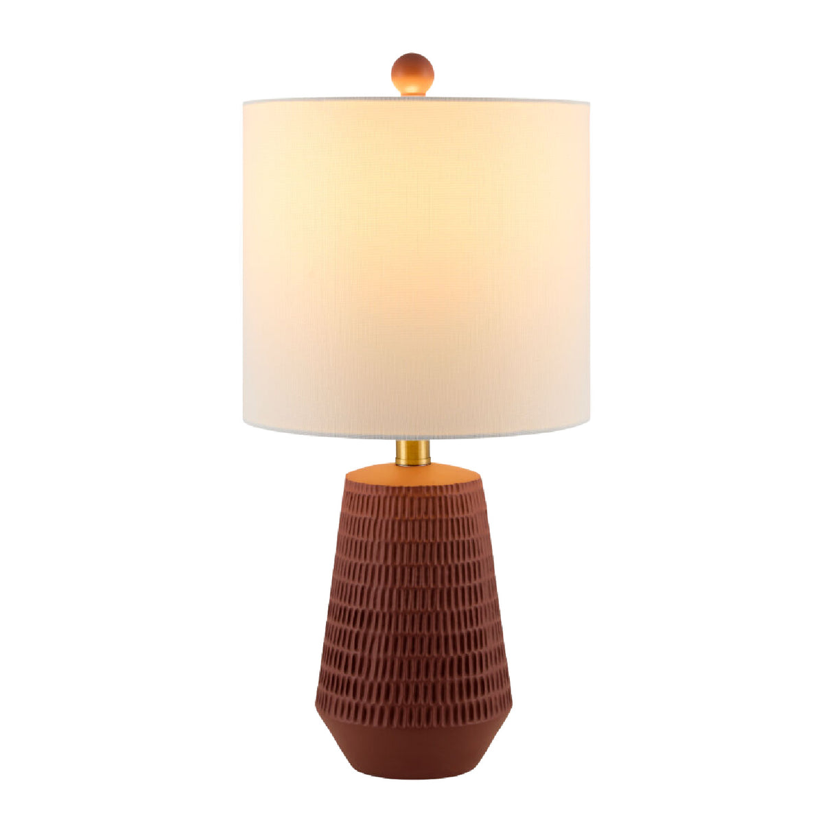 Modern European furniture - Organic-Carved Base Table Lamp - www.oroa.com | Oroa.com