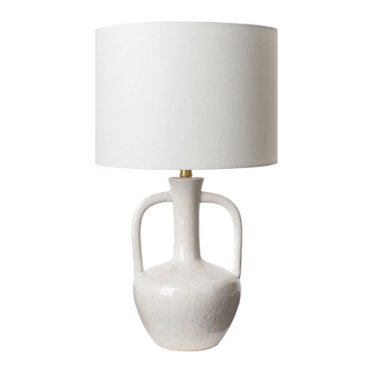 Modern European furniture - White Ceramic Amphora Table Lamp - www.oroa.com | Oroa.com