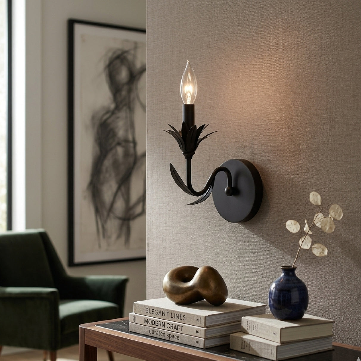 Modern European furniture - Flower-Inspired Wall Lamp - www.oroa.com | Oroa.com