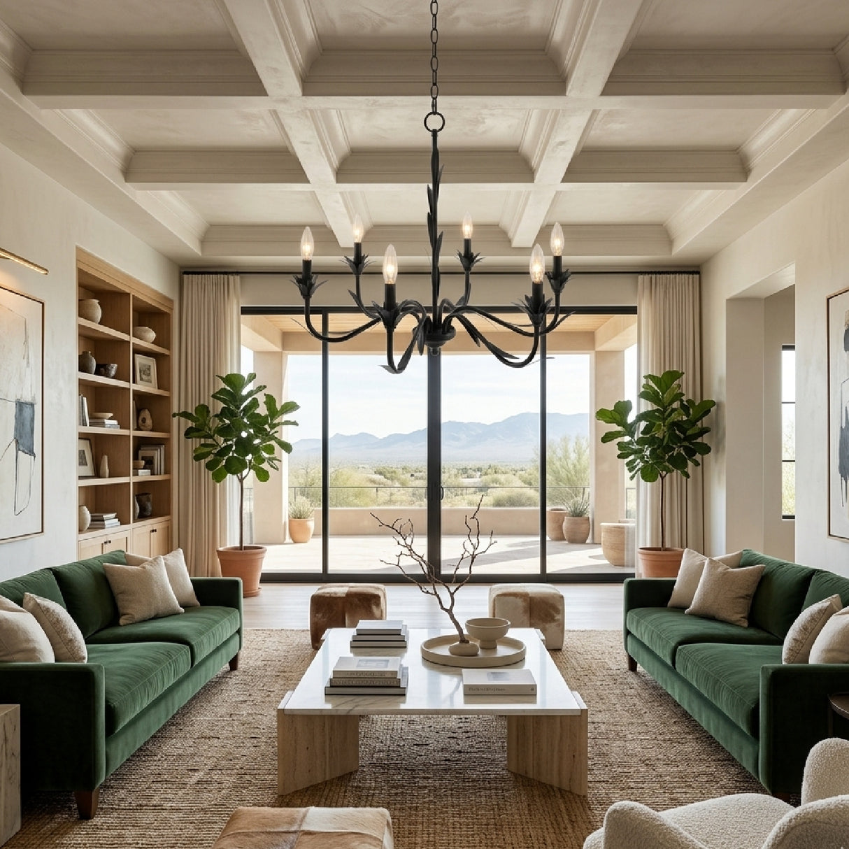 Modern European furniture - Flower-Inspired 6-Light Chandelier - www.oroa.com | Oroa.com