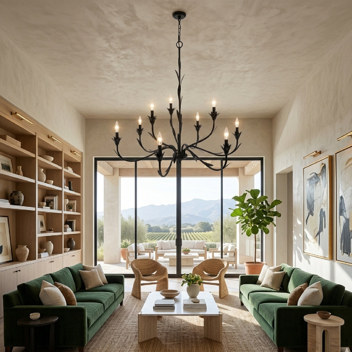 Modern European furniture - Flower-Inspired 9-Light Chandelier - www.oroa.com | Oroa.com