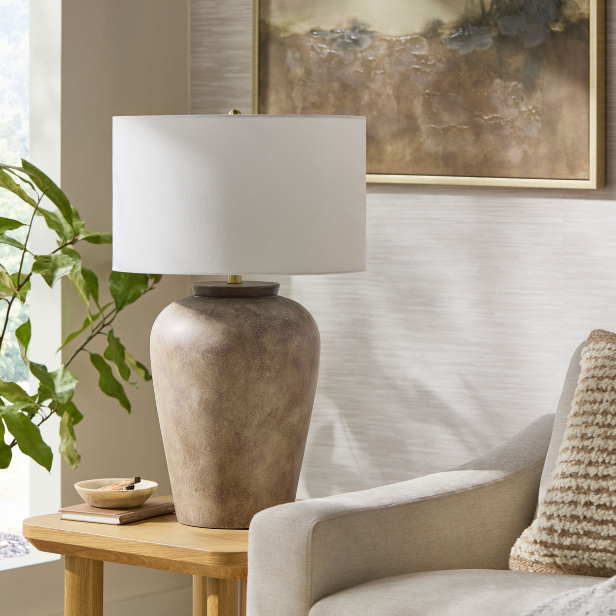 Modern European furniture - Painted Ceramic Accent Table Lamp - www.oroa.com | Oroa.com
