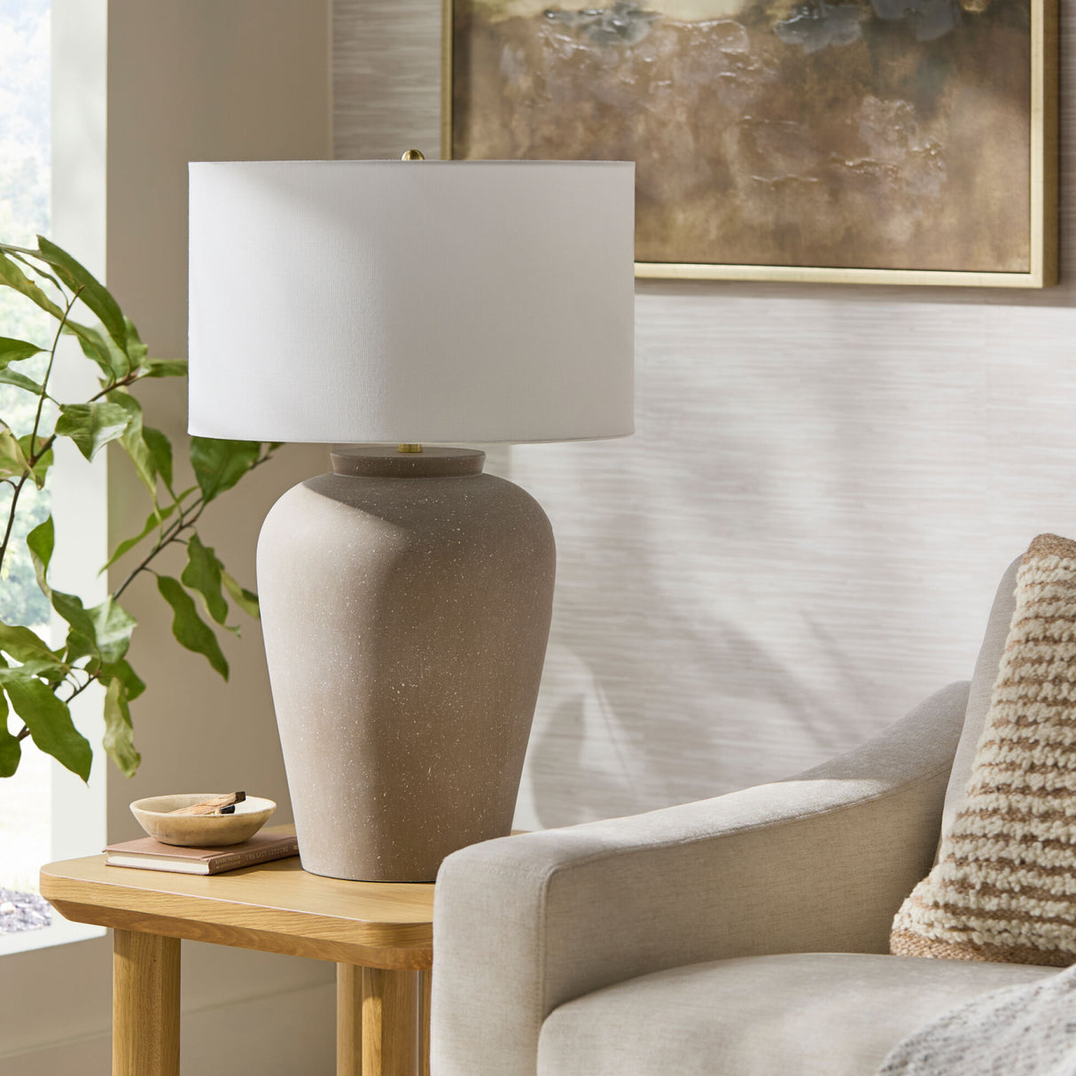 Modern European furniture - Painted Ceramic Accent Table Lamp - www.oroa.com | Oroa.com
