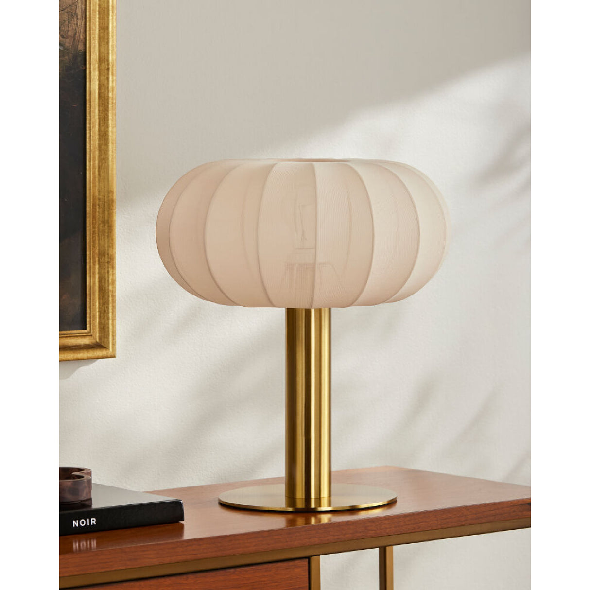 Modern European furniture - Cream Cotton Accent Table Lamp - www.oroa.com | Oroa.com
