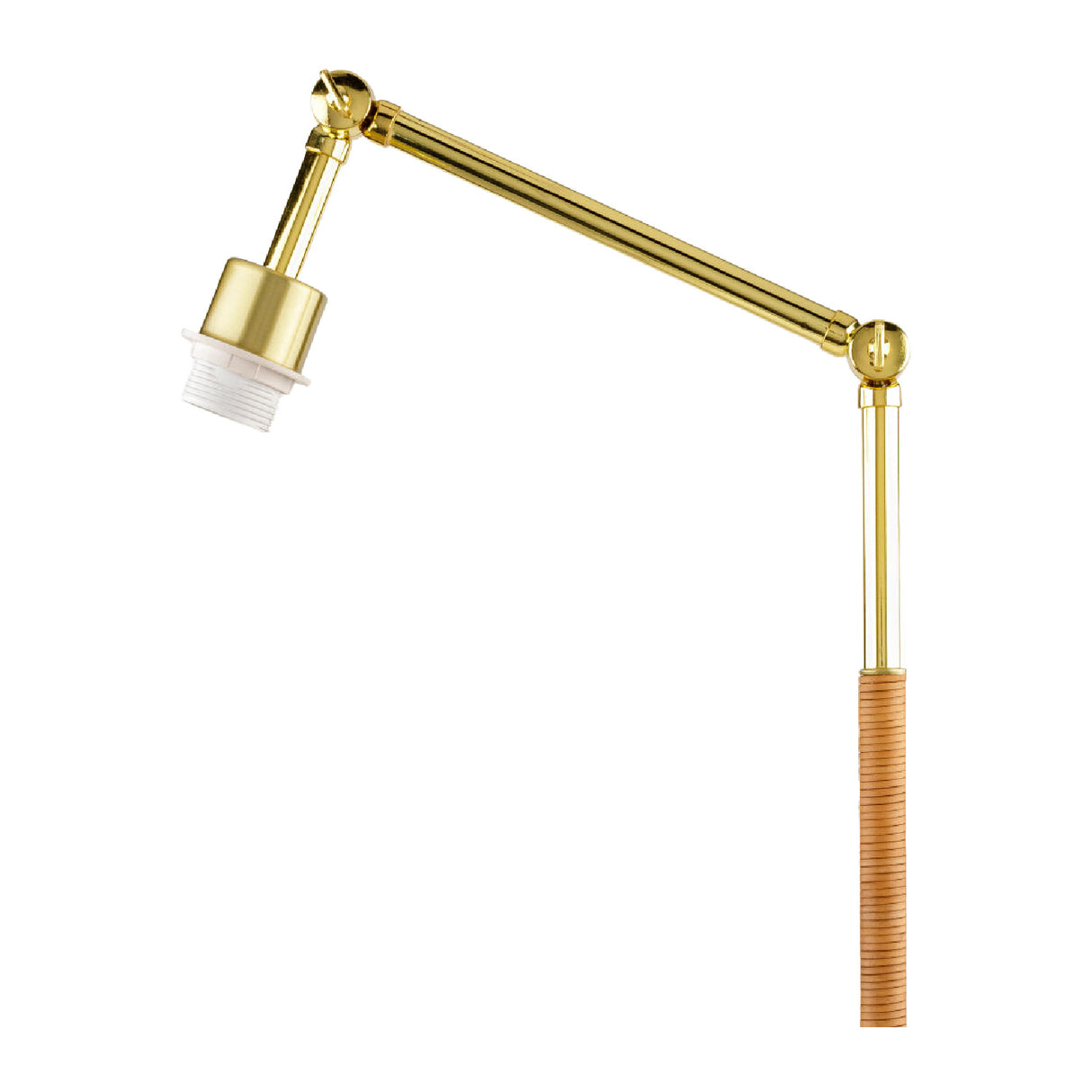 Modern European furniture - Beige Jute Adjustable Table Lamp - www.oroa.com | Oroa.com