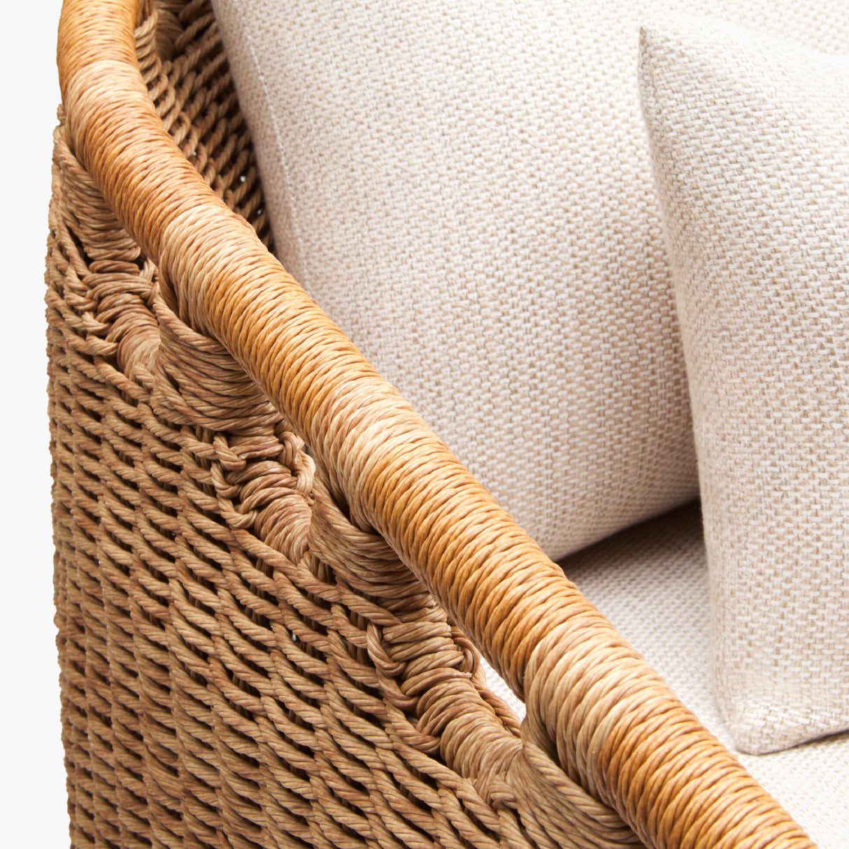 Modern European furniture - Hand-Woven Wicker Outdoor Sofa - www.oroa.com | Oroa.com