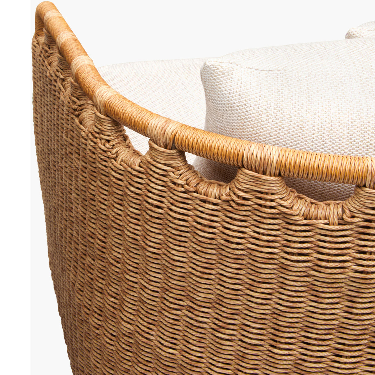 Modern European furniture - Hand-Woven Wicker Outdoor Sofa - www.oroa.com | Oroa.com