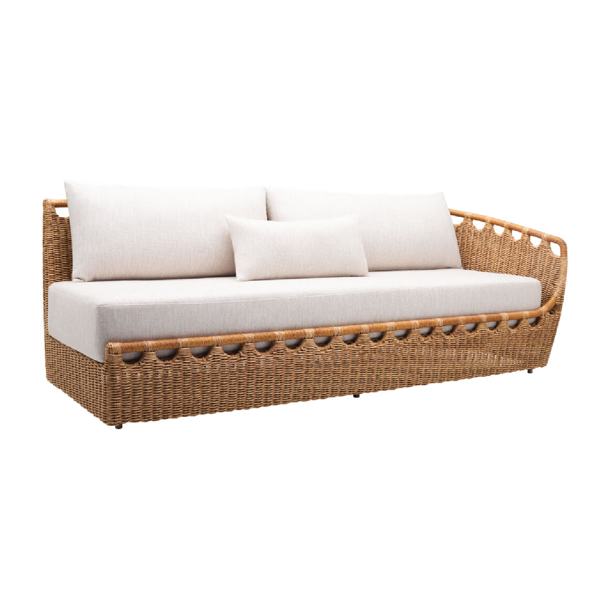 Modern European furniture - Hand-Woven Wicker Outdoor Sectional Sofa - www.oroa.com | Oroa.com