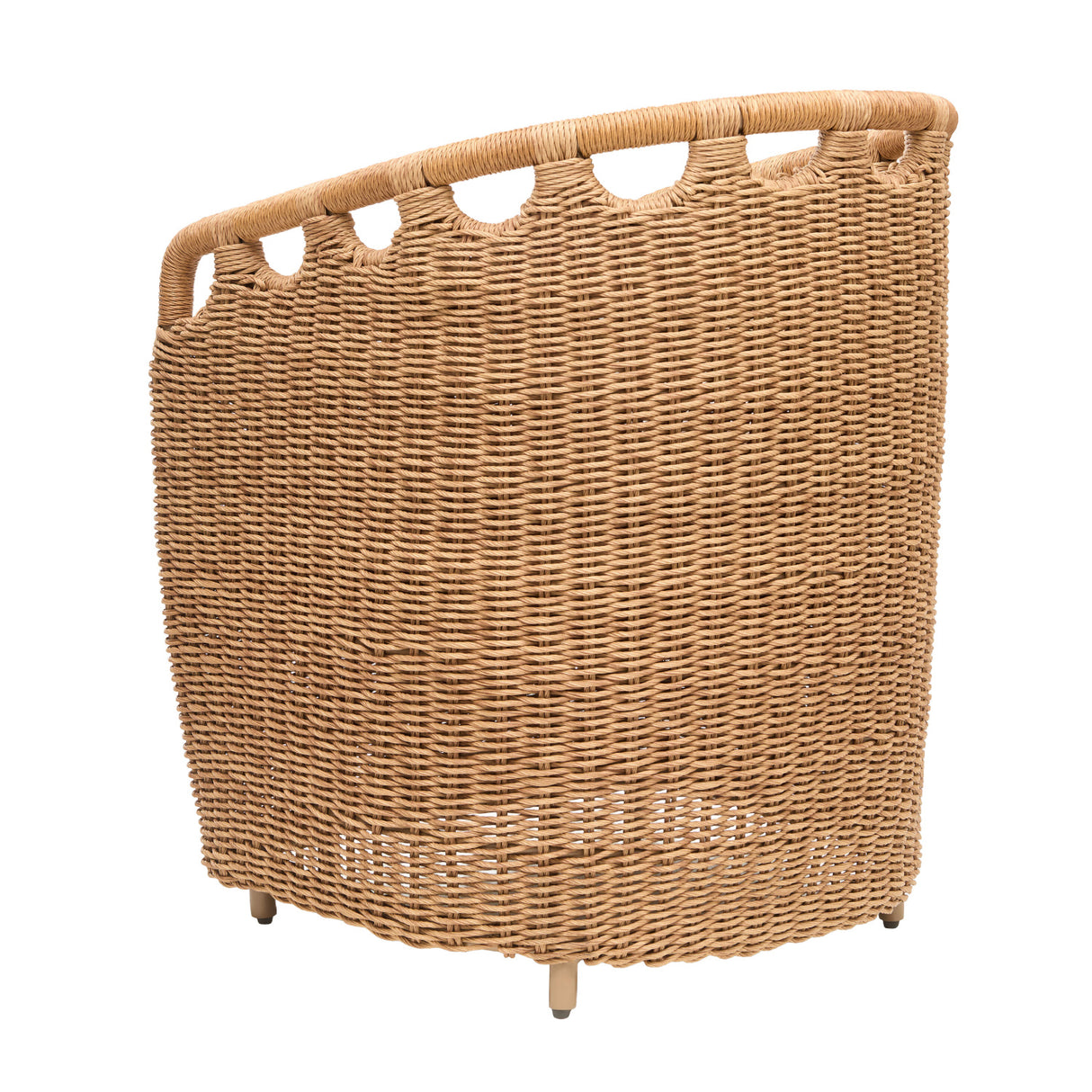 Modern European furniture - Hand-Woven Wicker Outdoor Dining Chair - www.oroa.com | Oroa.com