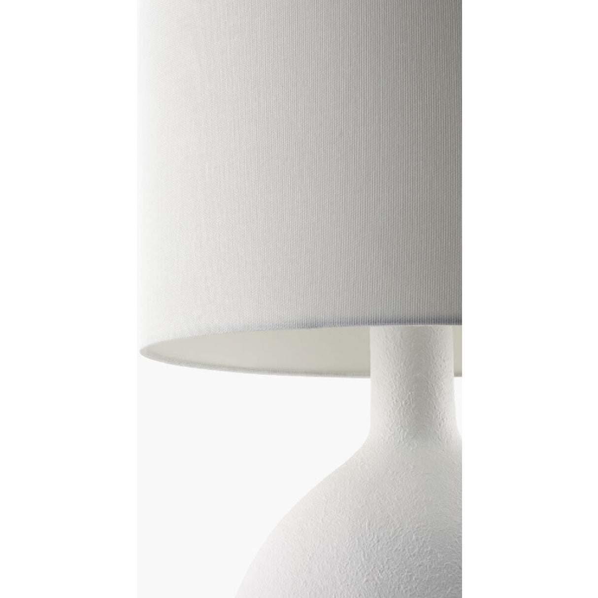 Modern European furniture - Linen Shade Ceramic Table Lamp - www.oroa.com | Oroa.com