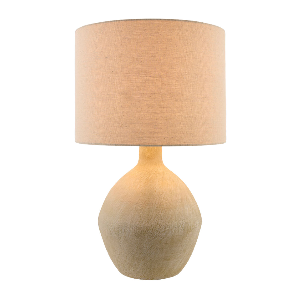 Modern European furniture - Linen Shade Ceramic Table Lamp - www.oroa.com | Oroa.com