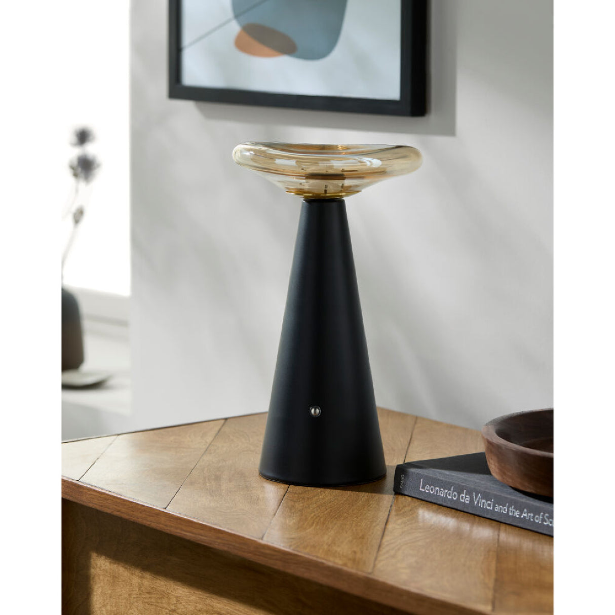 Modern European furniture - Clear Glass Accent Table Lamp - www.oroa.com | Oroa.com