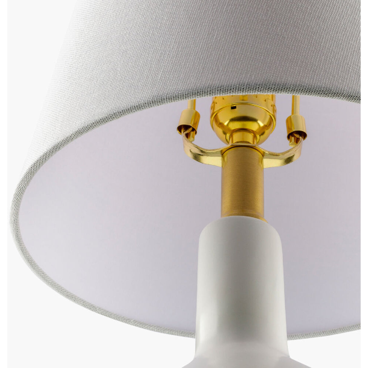 Modern European furniture - Tall Linen Shade Table Lamp - www.oroa.com | Oroa.com