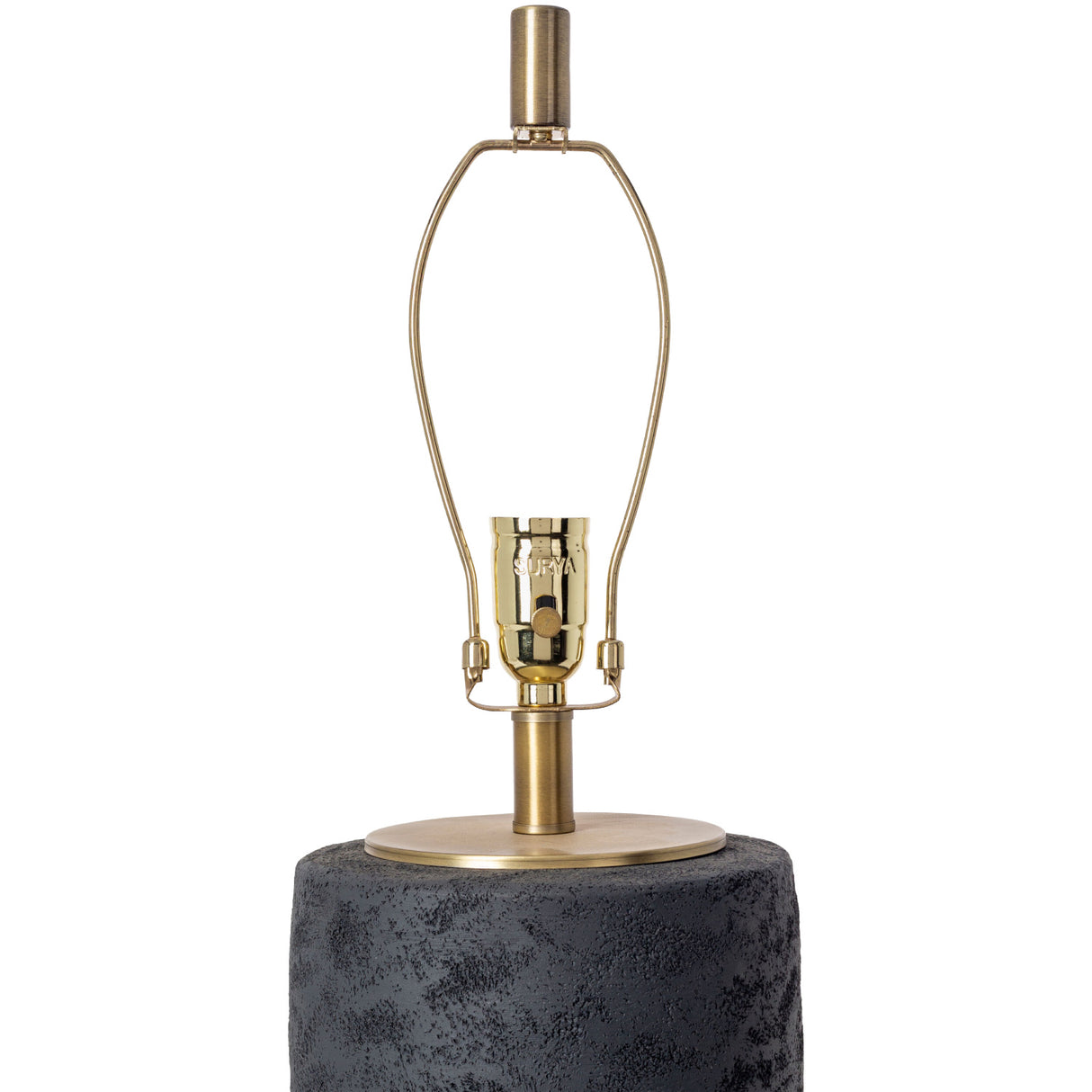 Modern European furniture - Black Textured Base Table Lamp - www.oroa.com | Oroa.com