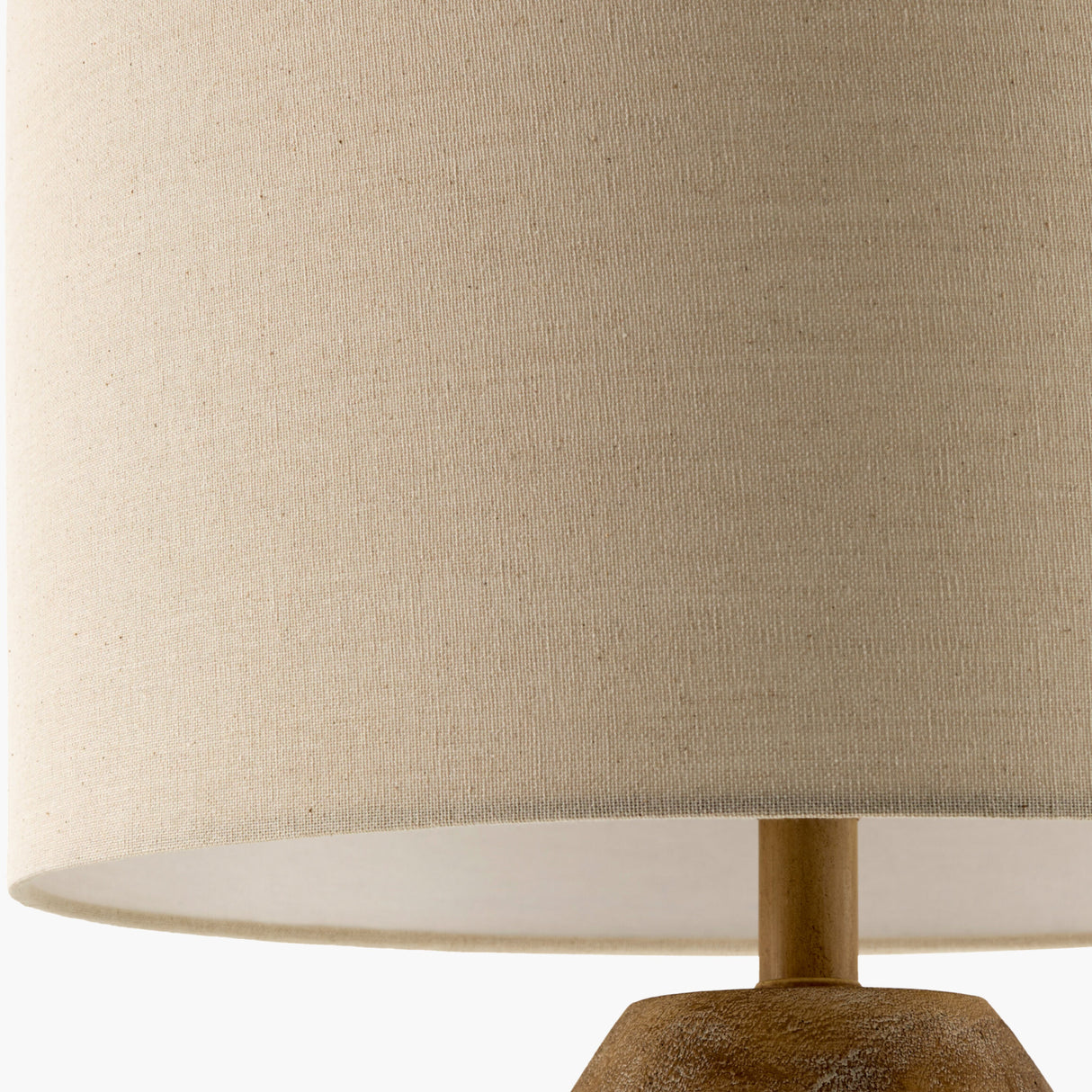 Modern European furniture - Geometrical Base Linen Table Lamp - www.oroa.com | Oroa.com