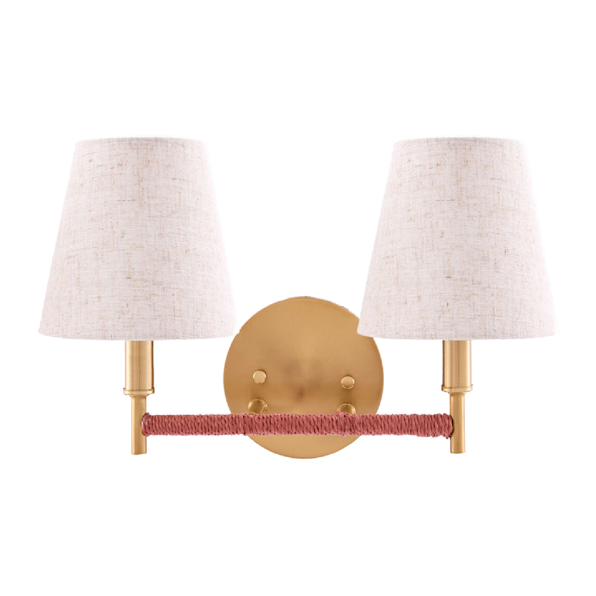 Modern European furniture - Fabric Shade 2-Light Wall Lamp - www.oroa.com | Oroa.com
