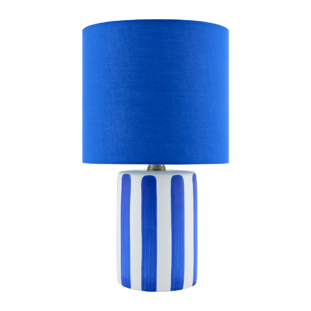 Modern European furniture - Striped Ceramic Linen Table Lamp - www.oroa.com | Oroa.com