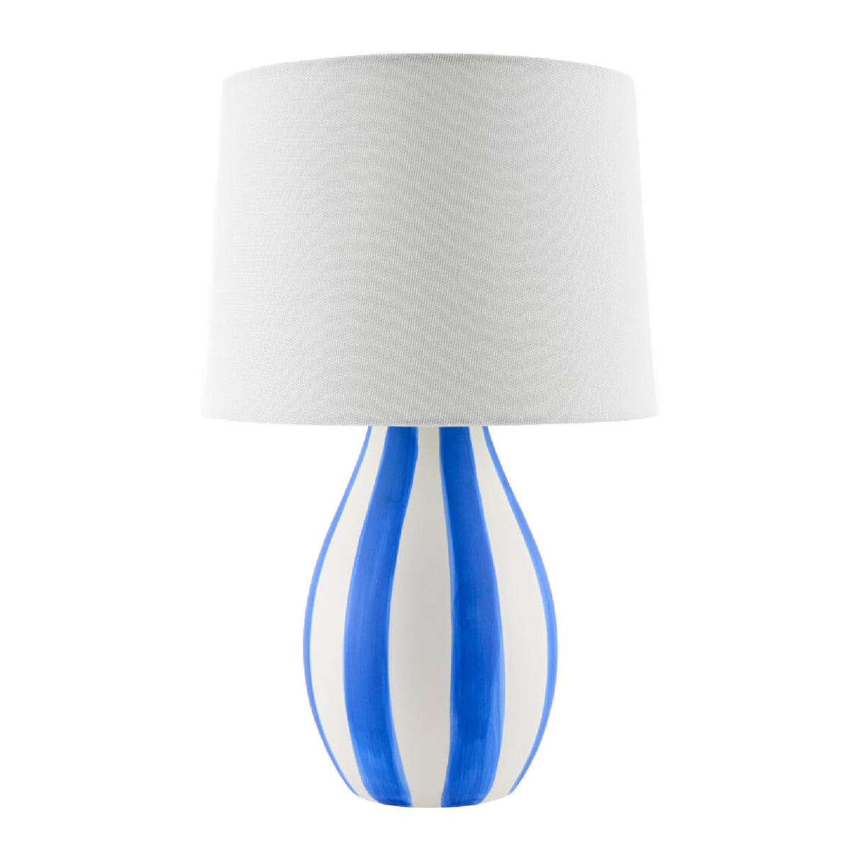 Modern European furniture - Hand-painted Striped Ceramic Table Lamp - www.oroa.com | Oroa.com