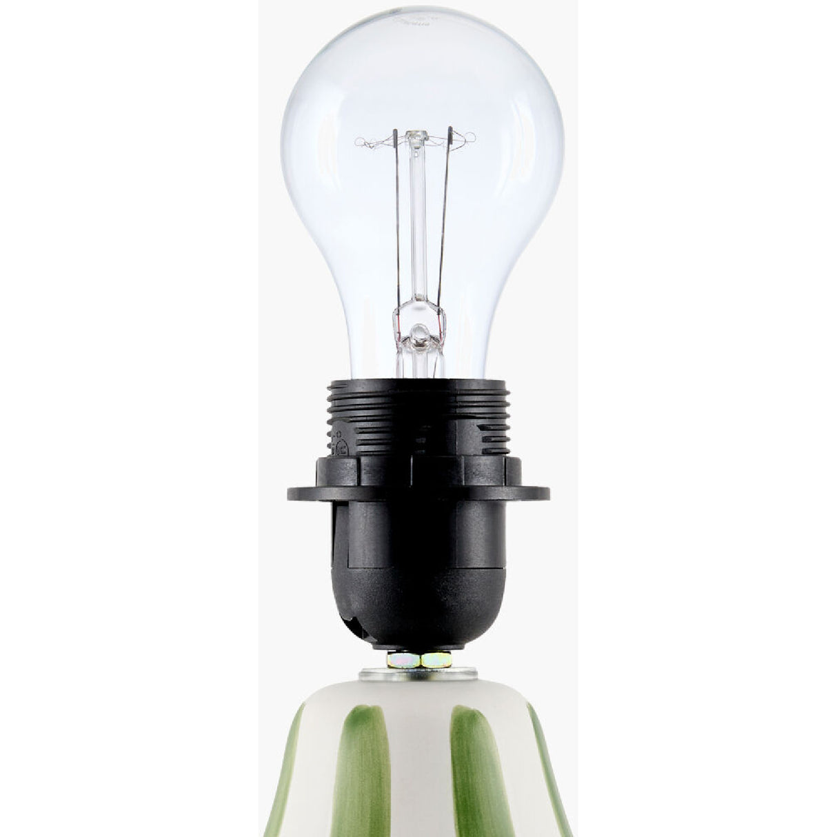 Modern European furniture - Hand-painted Striped Ceramic Table Lamp - www.oroa.com | Oroa.com