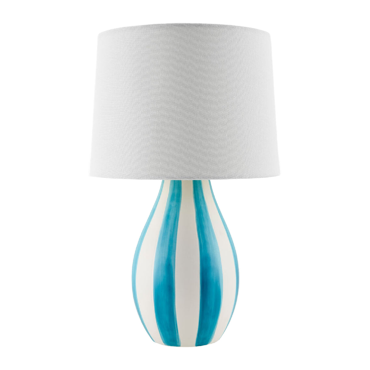 Modern European furniture - Hand-painted Striped Ceramic Table Lamp - www.oroa.com | Oroa.com