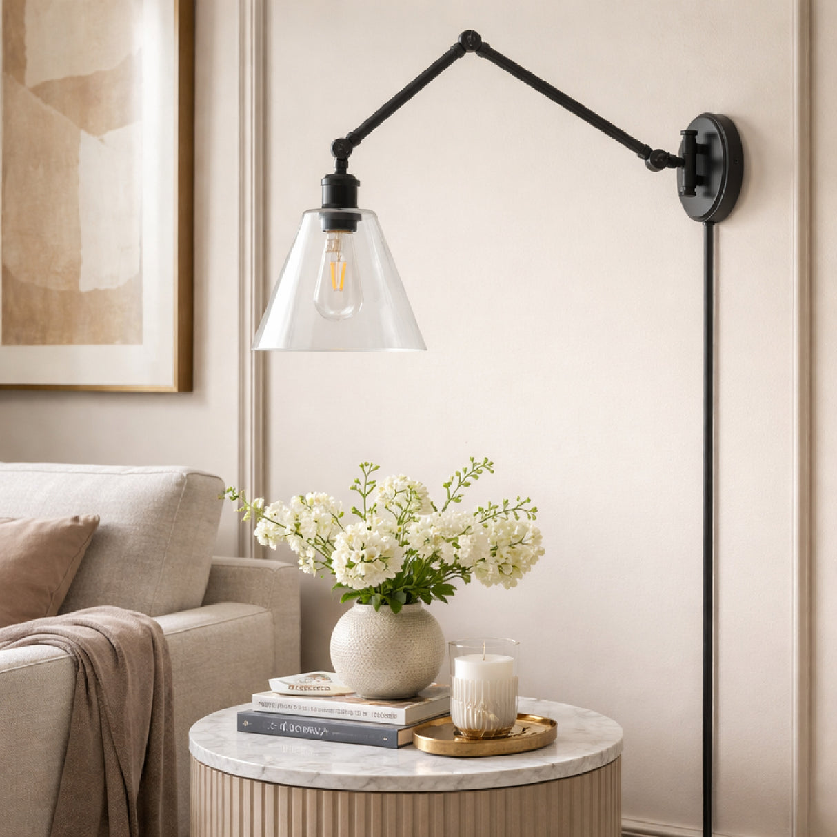 Modern European furniture - Adjustable Iron Arm Wall Lamp - www.oroa.com | Oroa.com
