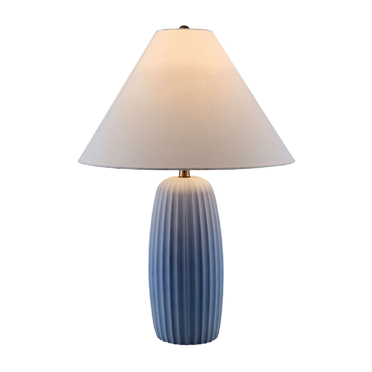 Modern European furniture - Painted Cement Linen Table Lamp - www.oroa.com | Oroa.com