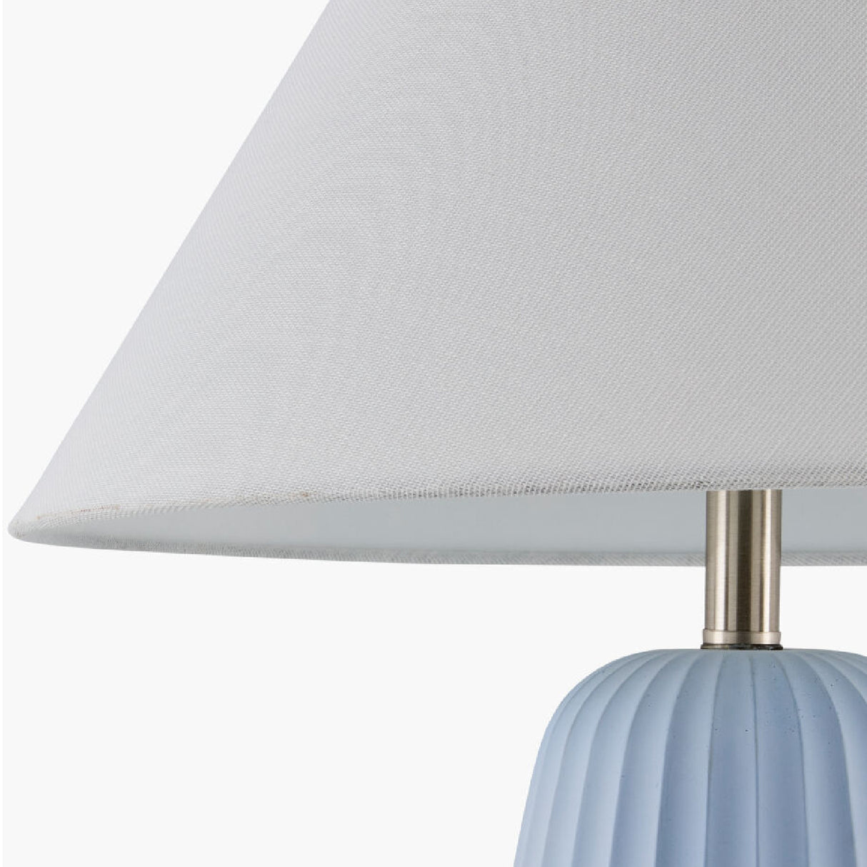 Modern European furniture - Painted Cement Linen Table Lamp - www.oroa.com | Oroa.com