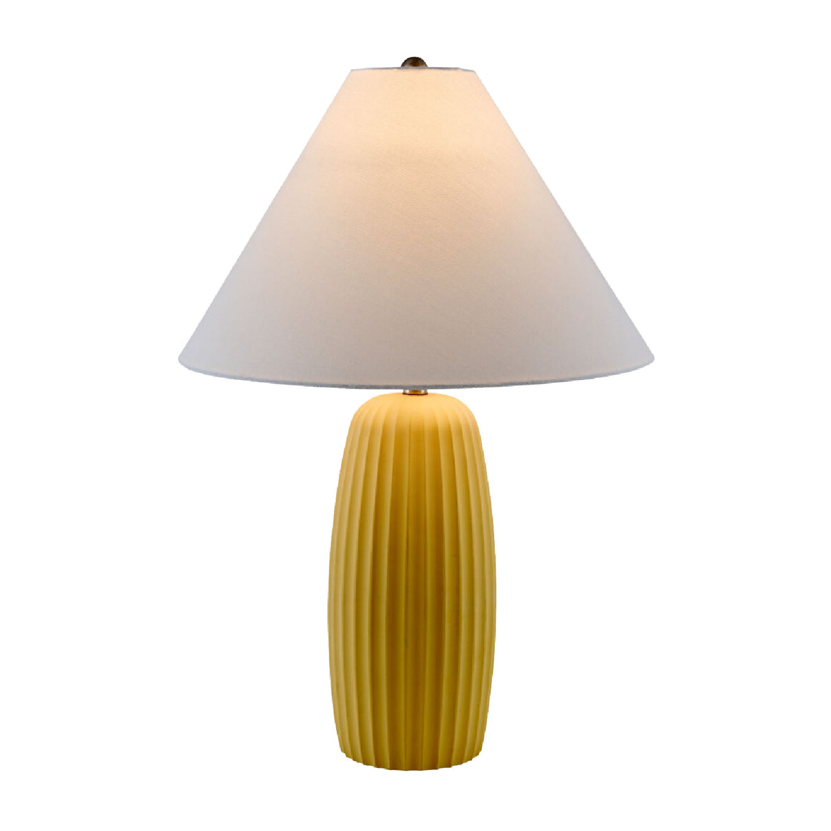 Modern European furniture - Painted Cement Linen Table Lamp - www.oroa.com | Oroa.com