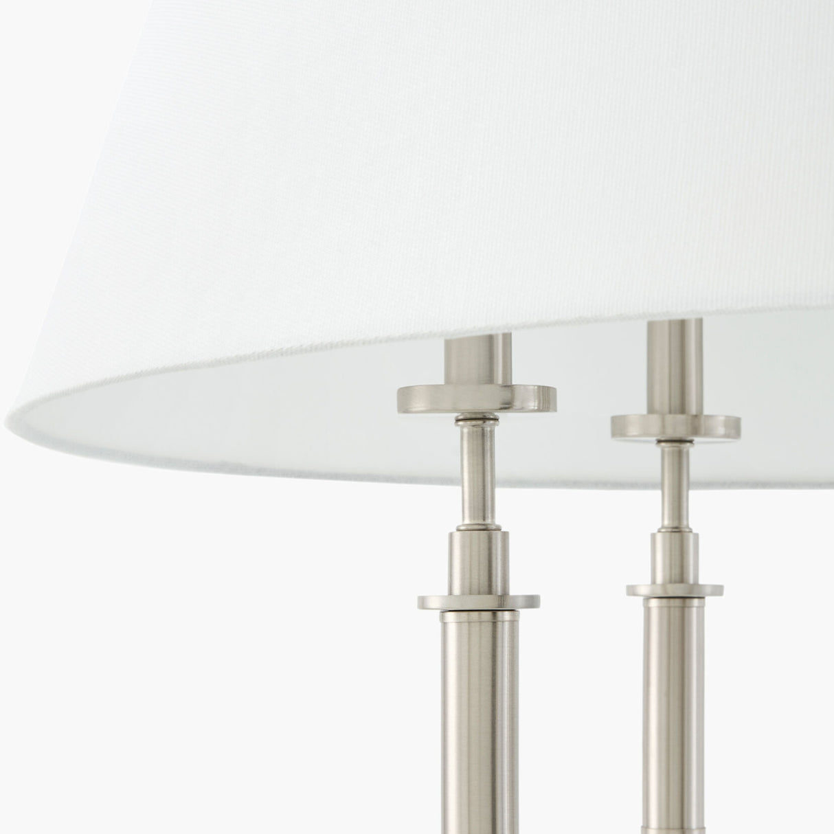 Modern European furniture - White Linen 5-Light Chandelier - www.oroa.com | Oroa.com