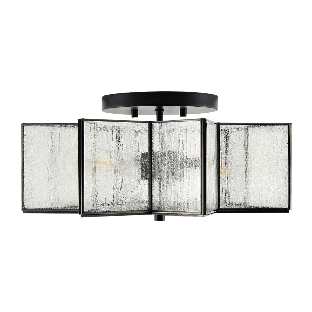 Modern European furniture - Iron-Framed Frosted Glass Ceiling Lamp - www.oroa.com | Oroa.com
