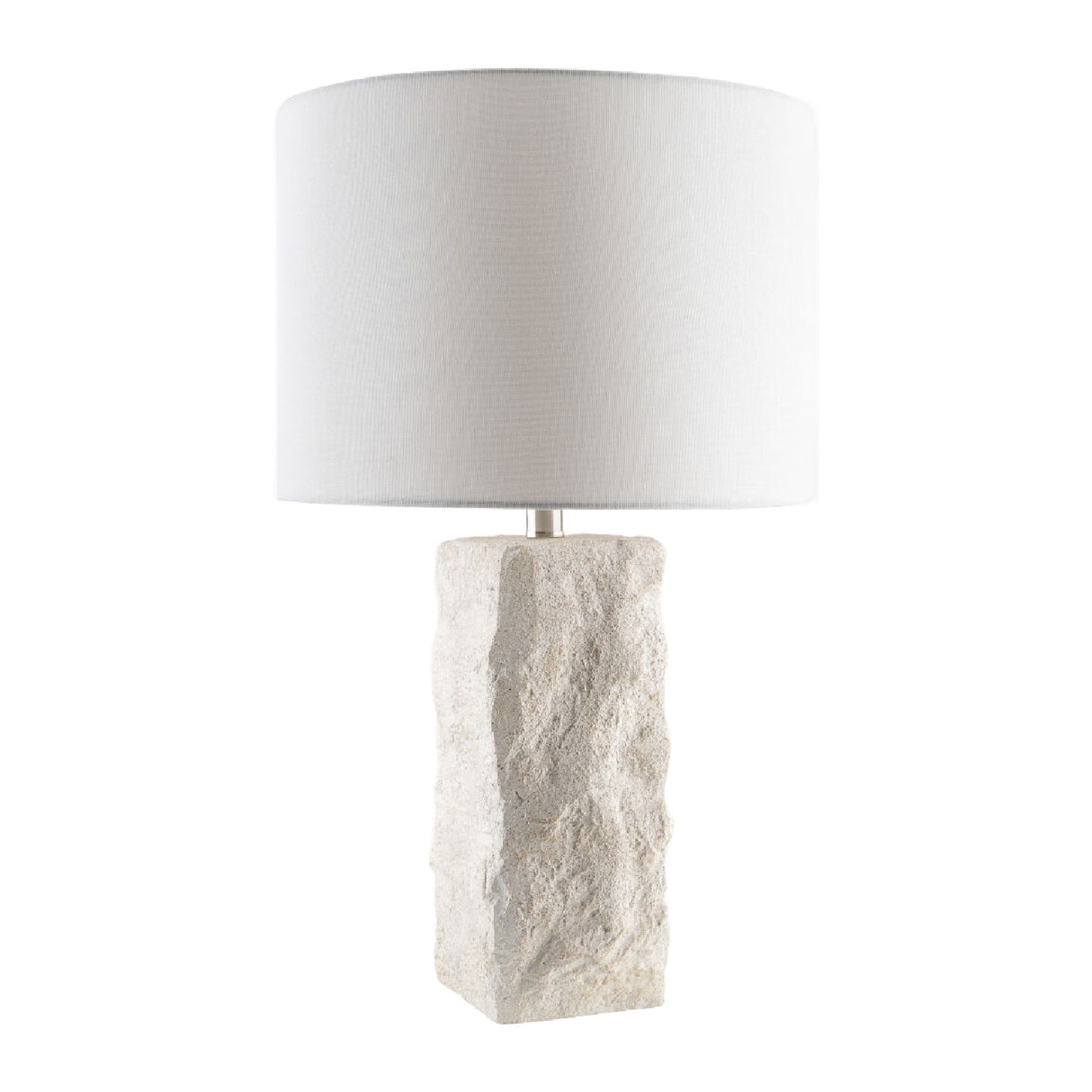 Modern European furniture - White Organic Textured Table Lamp - www.oroa.com | Oroa.com