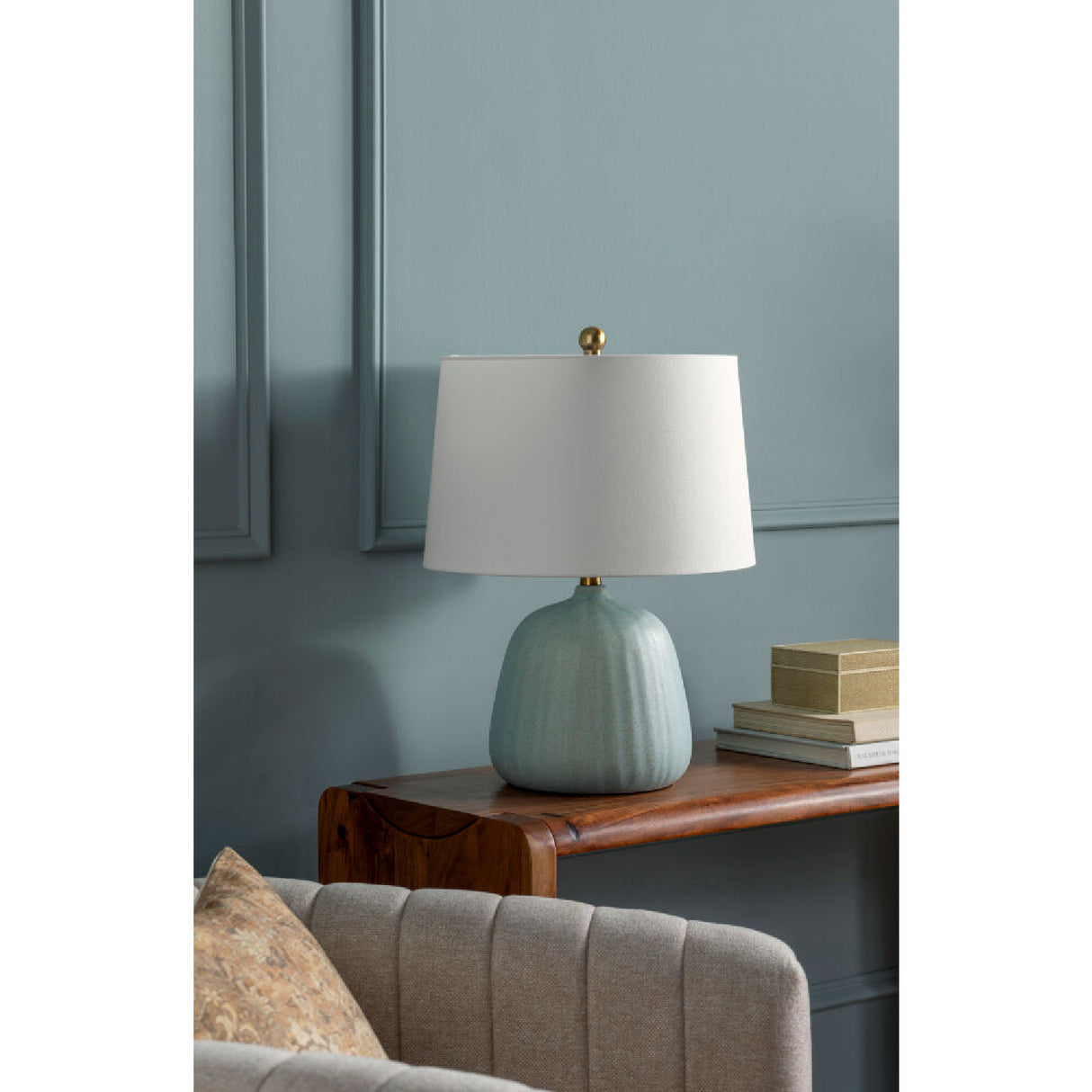 Modern European furniture - Dotted Ceramic Accent Table Lamp - www.oroa.com | Oroa.com