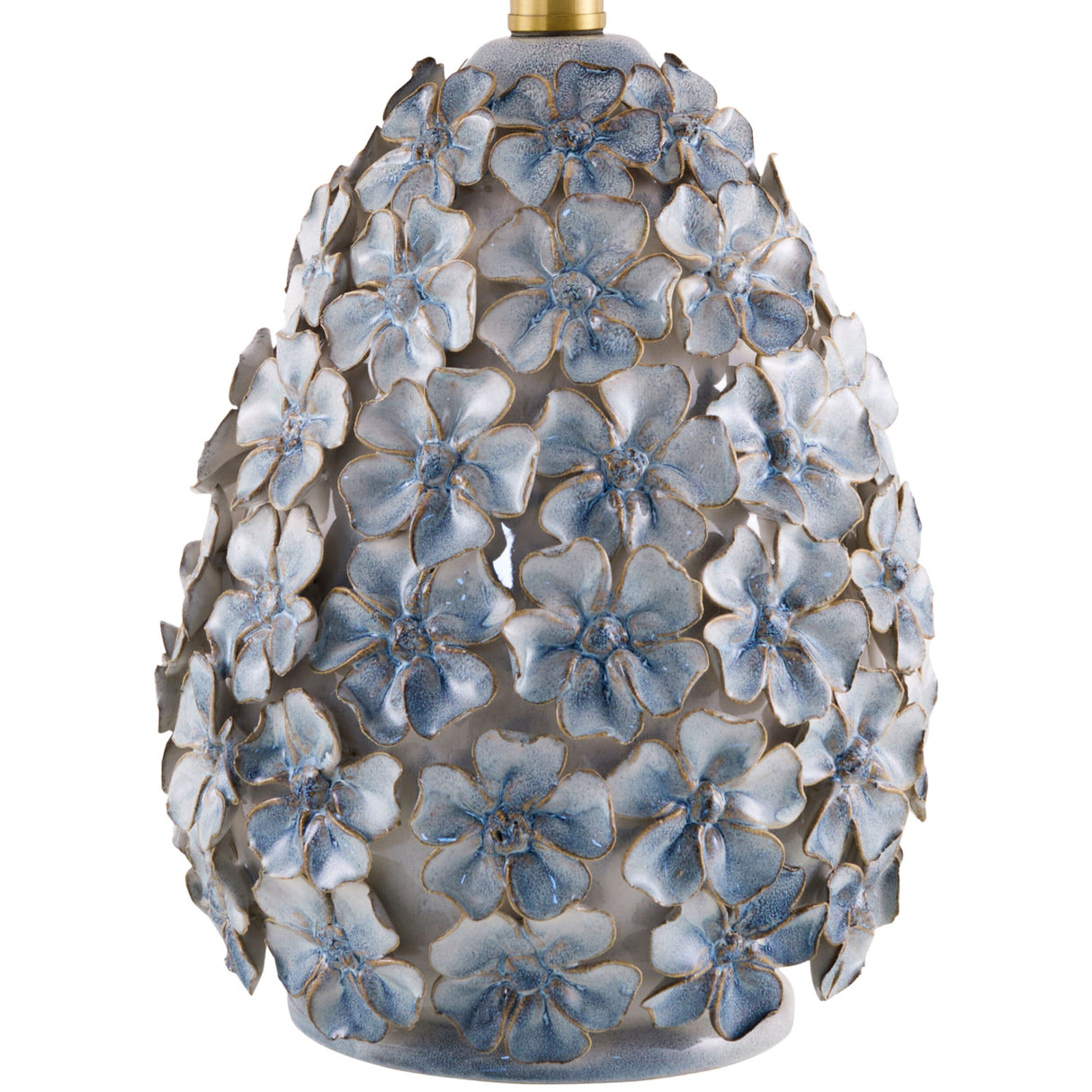 Modern European furniture - Blue Floral Ceramic Table Lamp - www.oroa.com | Oroa.com