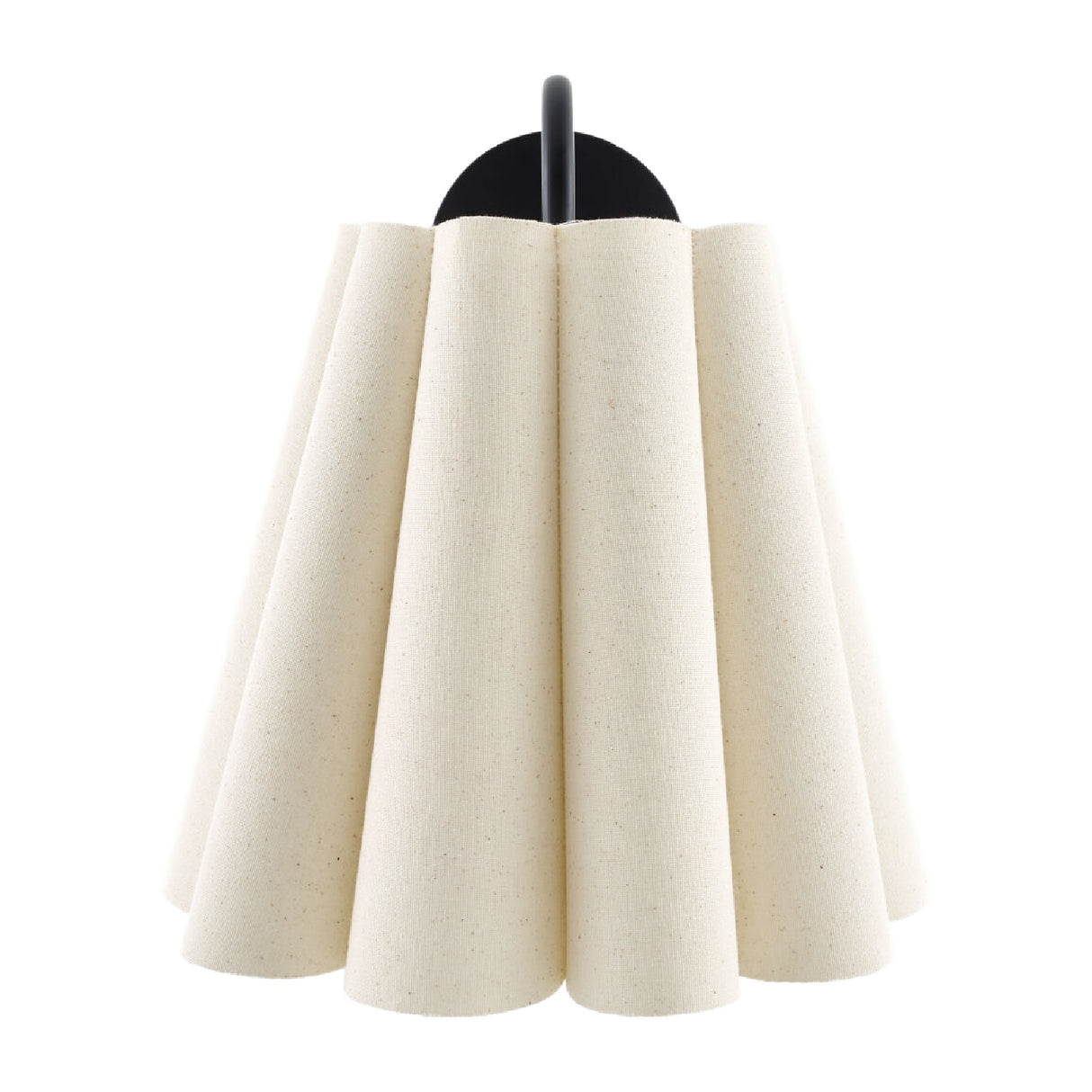 Modern European furniture - Pleated Cream Linen Wall Lamp - www.oroa.com | Oroa.com