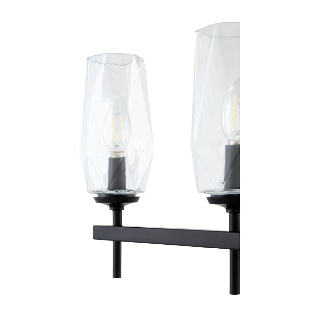 Modern European furniture - Faceted Clear Glass Wall Lamp - www.oroa.com | Oroa.com