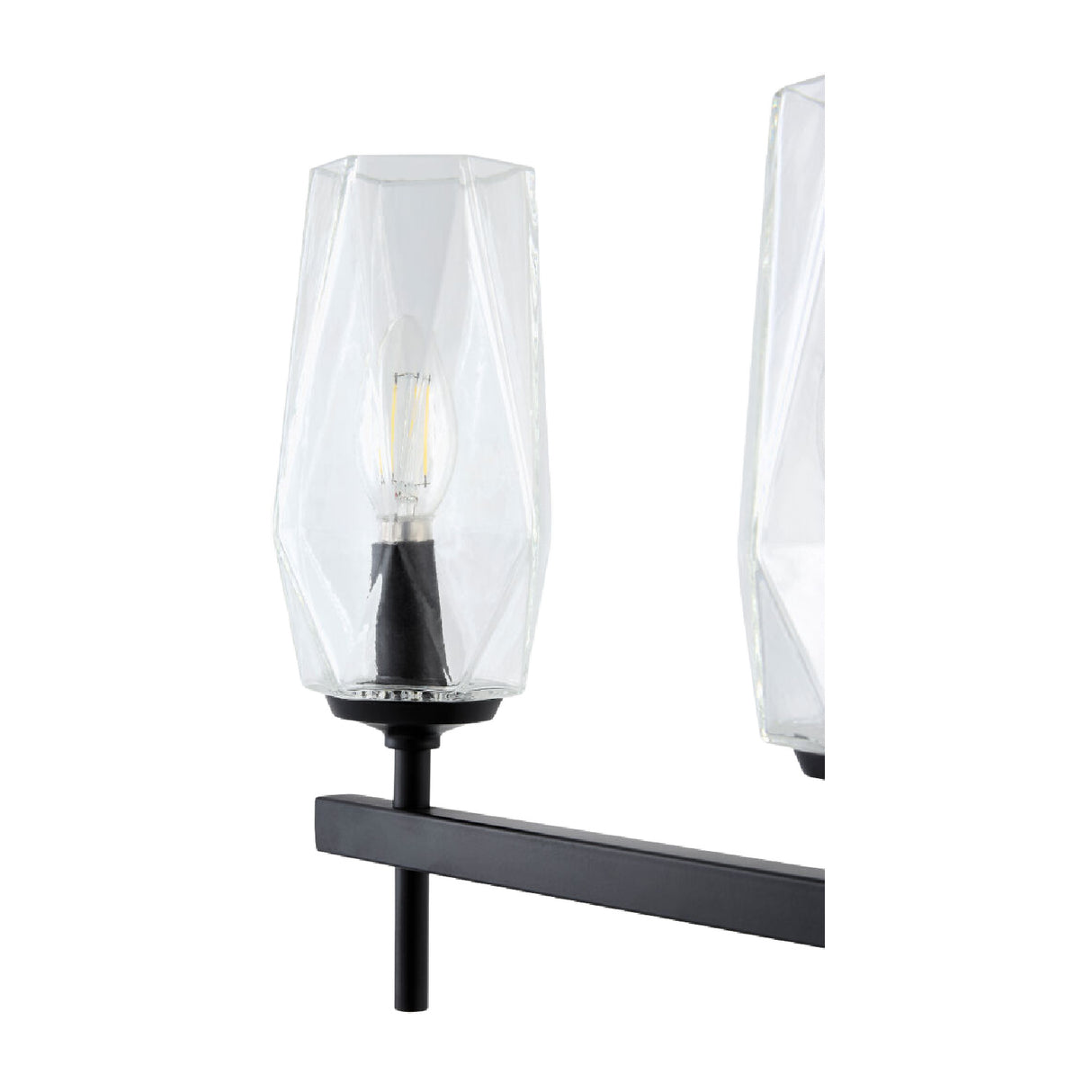 Modern European furniture - Faceted Clear Glass Wall Lamp - www.oroa.com | Oroa.com