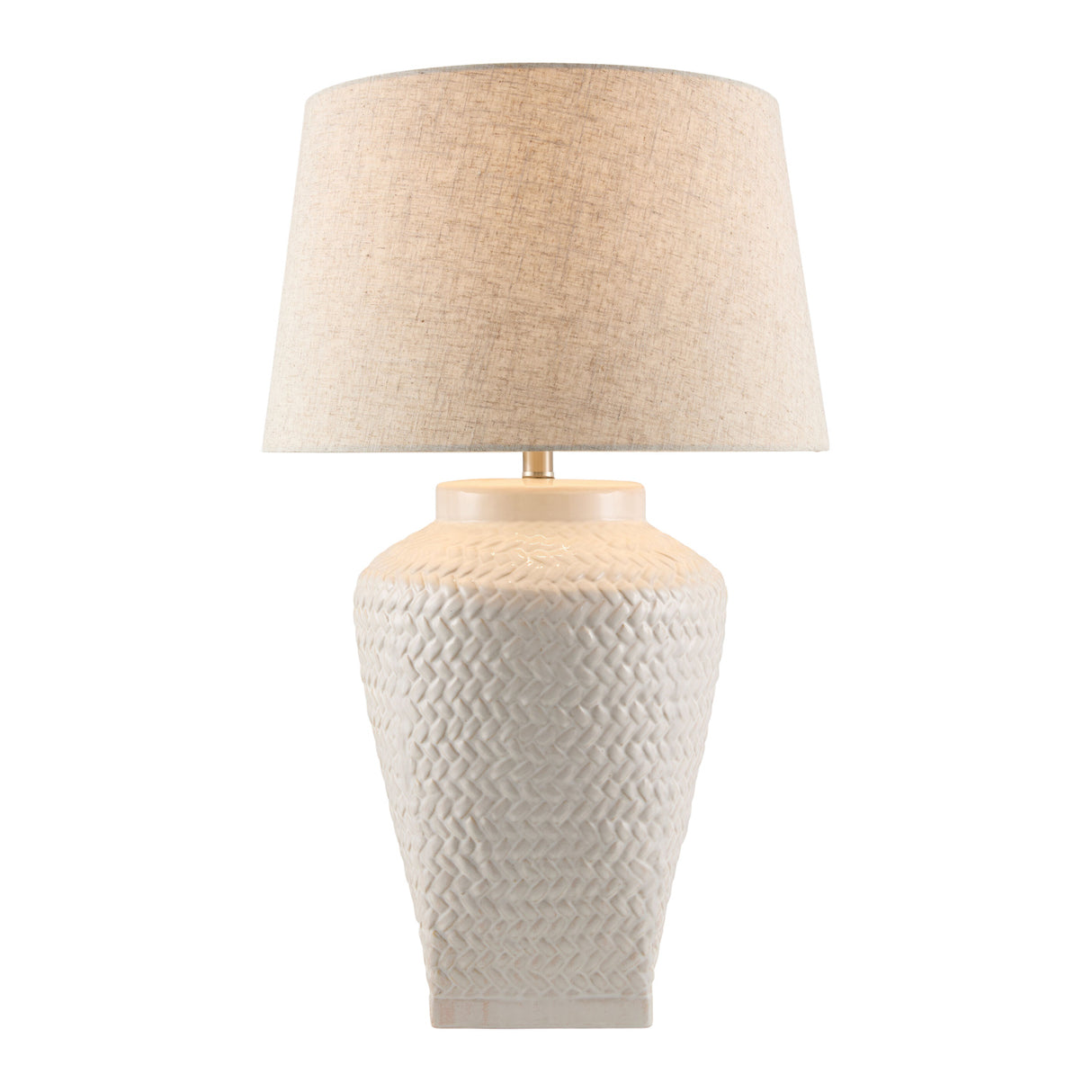 Modern European furniture - Embossed Pattern Ceramic Table Lamp - www.oroa.com | Oroa.com