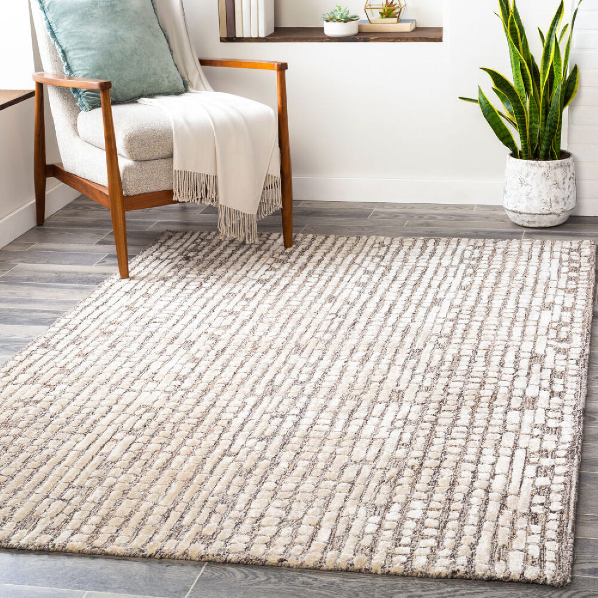 Modern furniture - Hand-Tufted Viscose Blen Carpet - www.oroa.com | Oroa.com