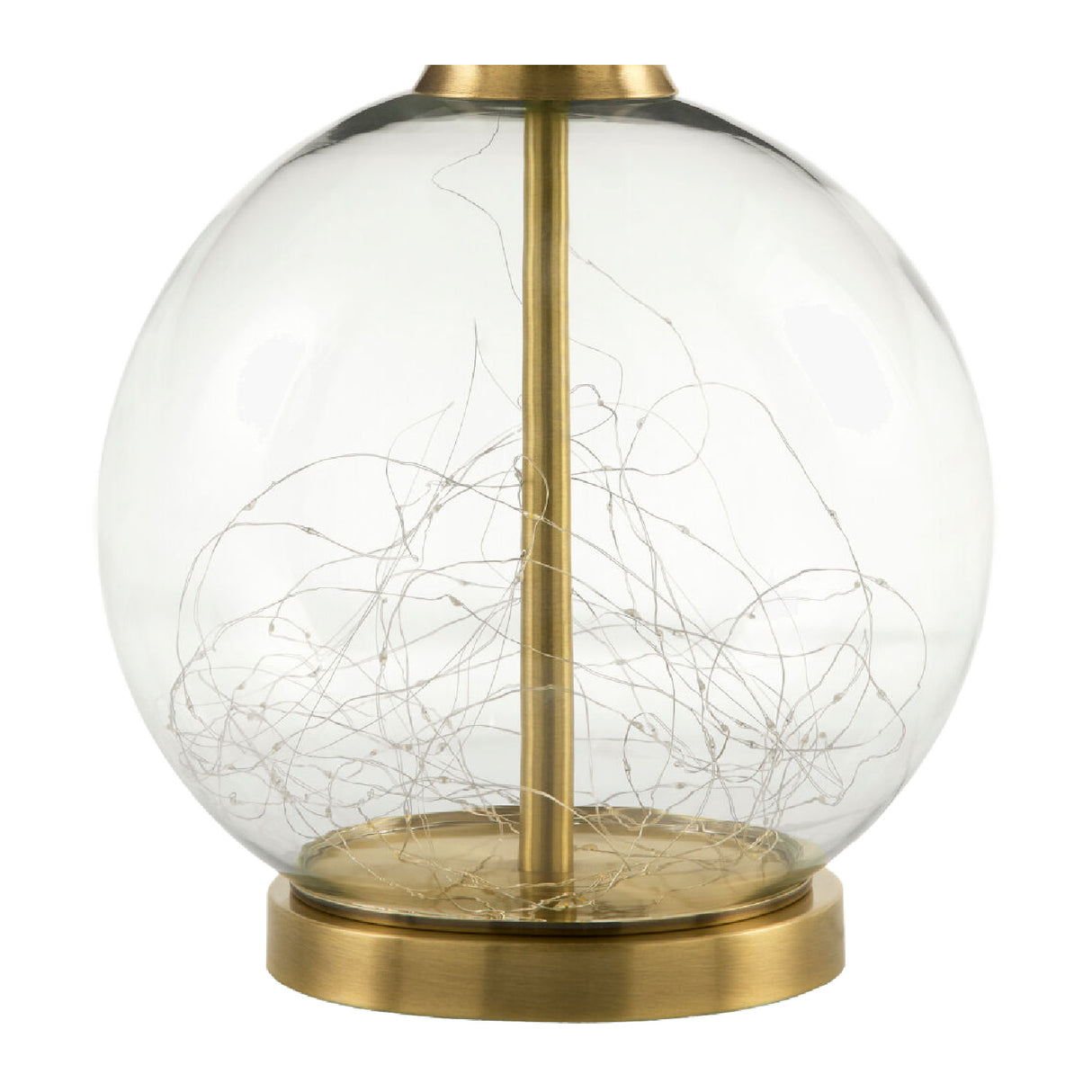 Modern European furniture - Clear Glass Base Table Lamp S - www.oroa.com | Oroa.com