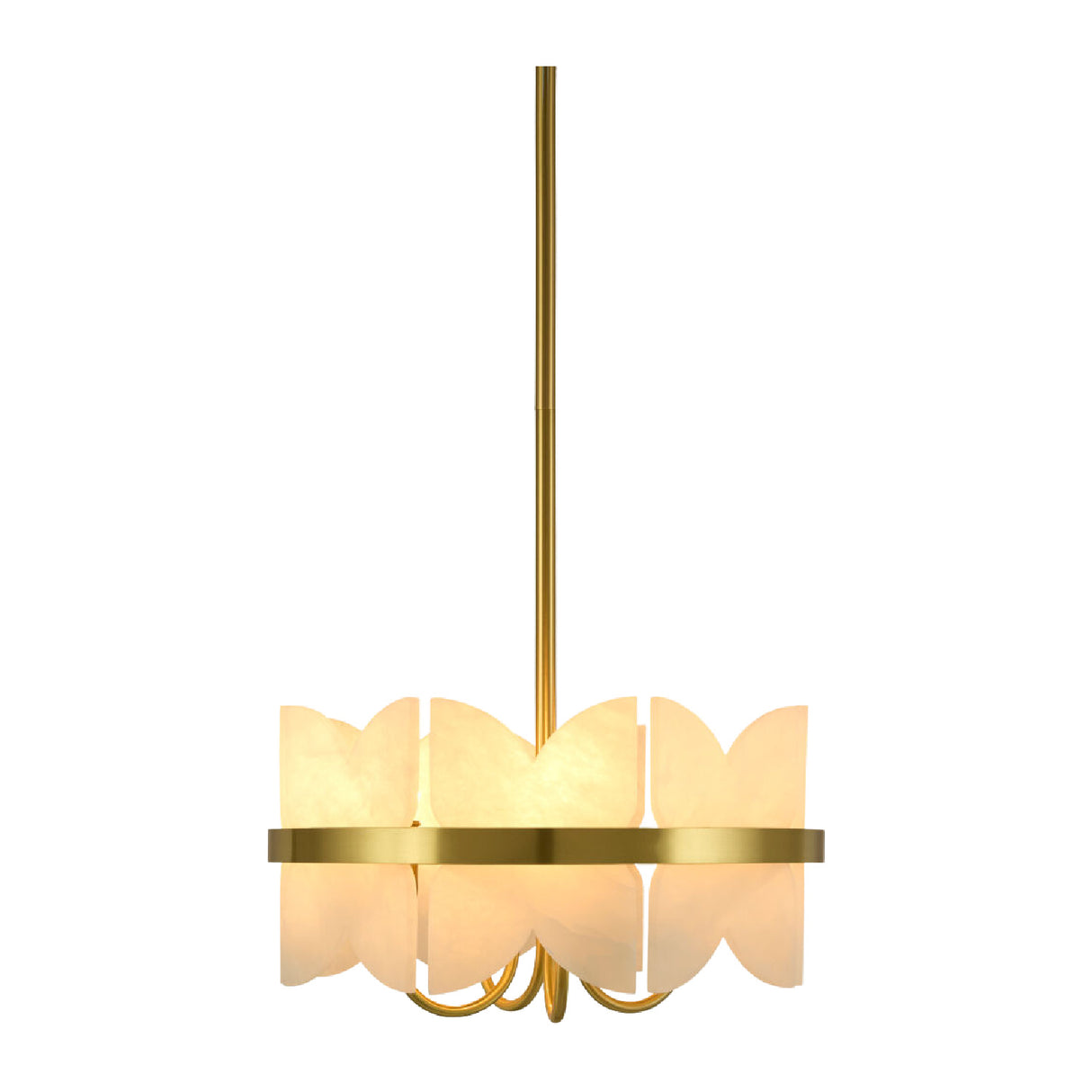 Modern European furniture - White Stone 4-Light Pendant Lamp - www.oroa.com | Oroa.com
