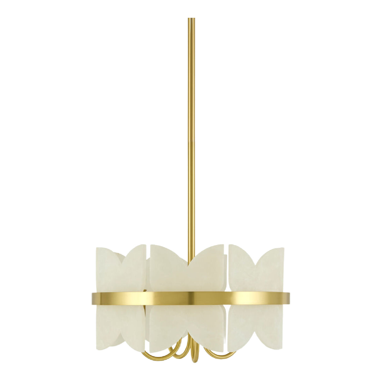 Modern European furniture - White Stone 4-Light Pendant Lamp - www.oroa.com | Oroa.com