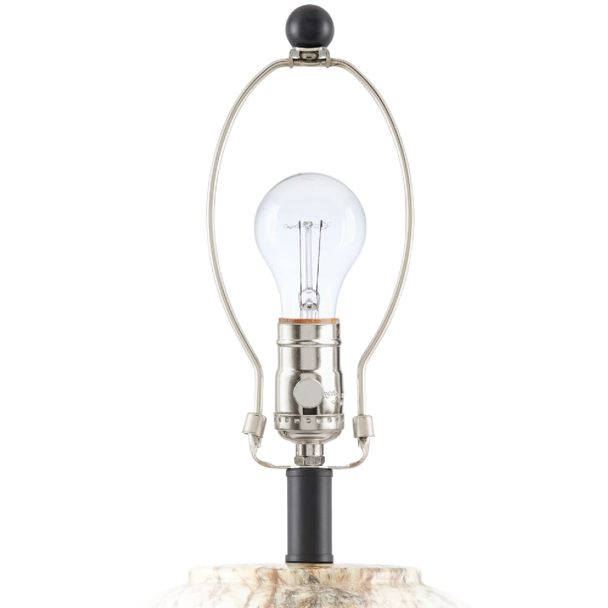 Modern European furniture - Glazed Brown Ceramic Table Lamp - www.oroa.com | Oroa.com