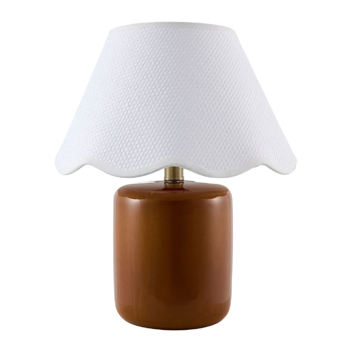 Modern European furniture - Scalloped Seagrass Ceramic Table Lamp - www.oroa.com | Oroa.com