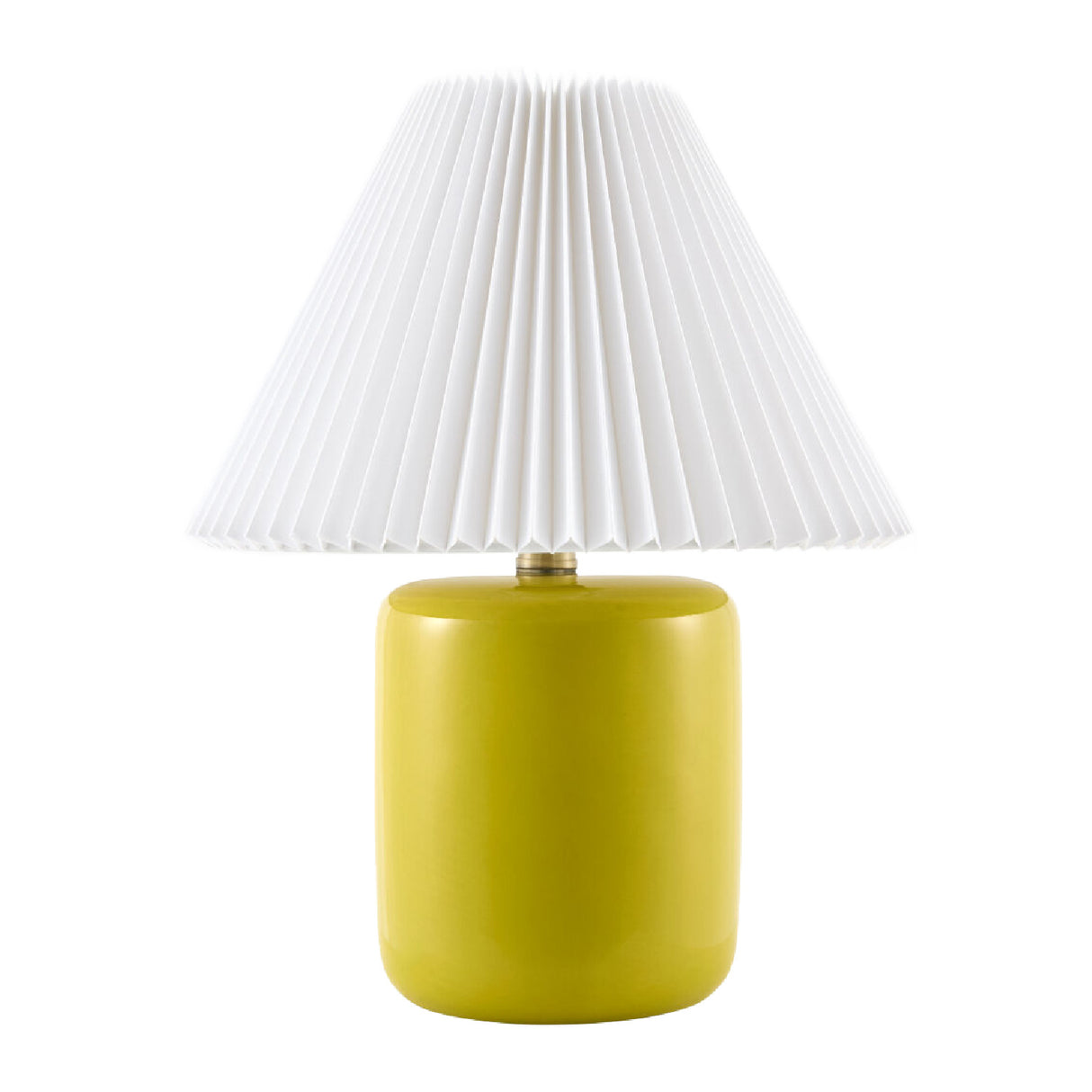 Modern European furniture - Ceramic Pleated Linen Table Lamp - www.oroa.com | Oroa.com