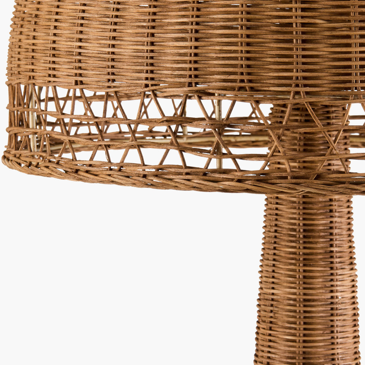 Modern European furniture - Rattan Dome Accent Floor Lamp - www.oroa.com | Oroa.com