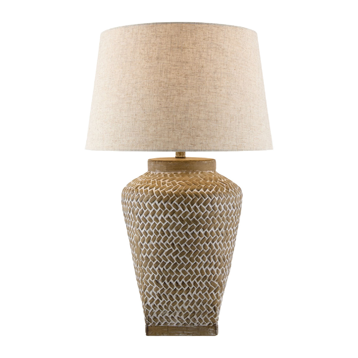 Modern European furniture - Carved Ceramic Accent Table Lamp - www.oroa.com | Oroa.com