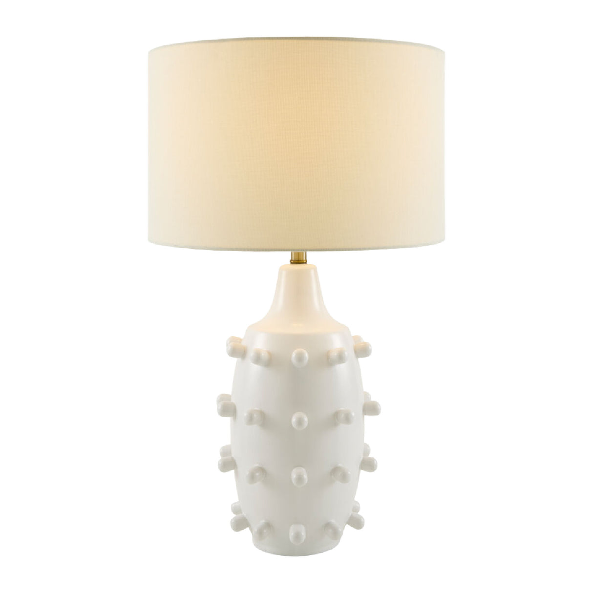 Modern European furniture - White Ceramic Table Lamp - www.oroa.com | Oroa.com