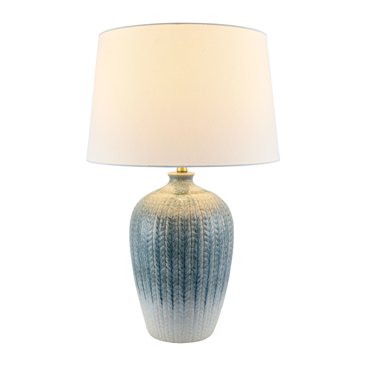 Modern European furniture - Two-Toned Blue Ceramic Table Lamp - www.oroa.com | Oroa.com
