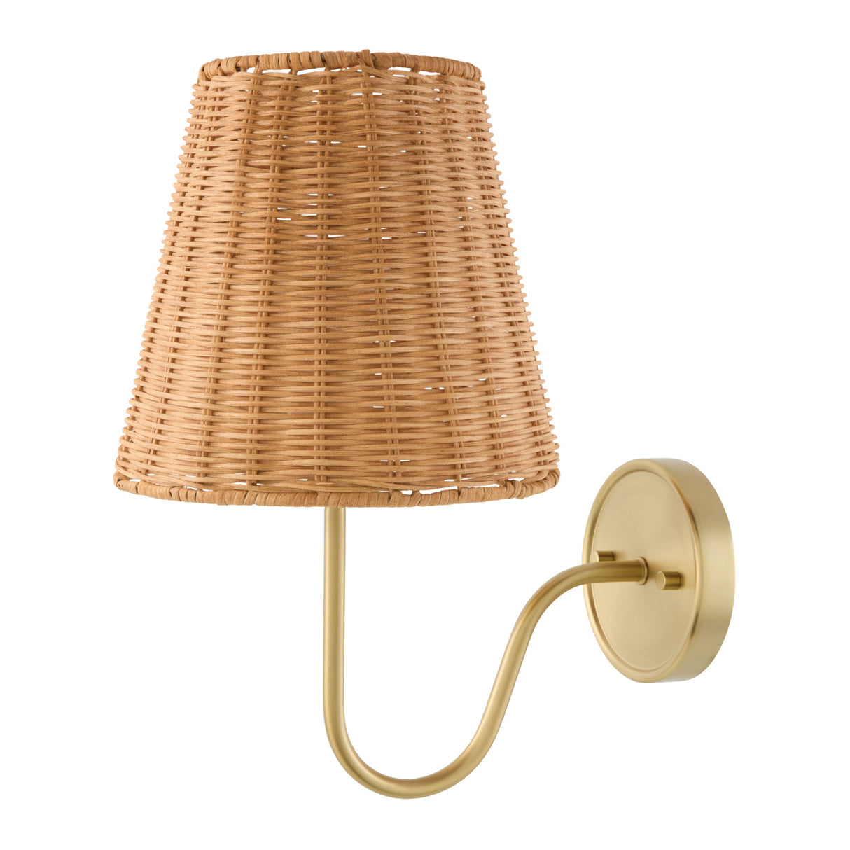 Modern European furniture - Rattan Shade Wall Lamp - www.oroa.com | Oroa.com